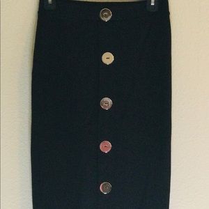 Black Zara Pencil Skirt